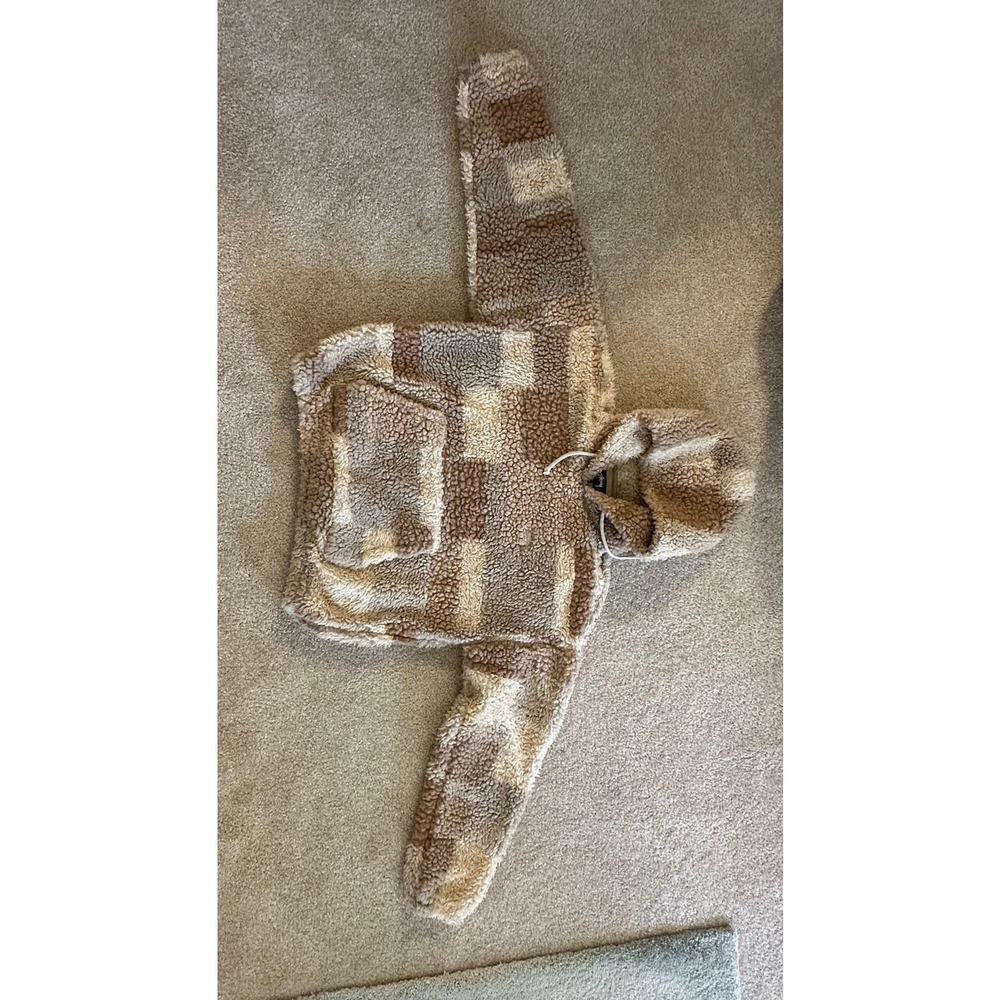 Stussy Bronson Sherpa Hoodie Size Medium